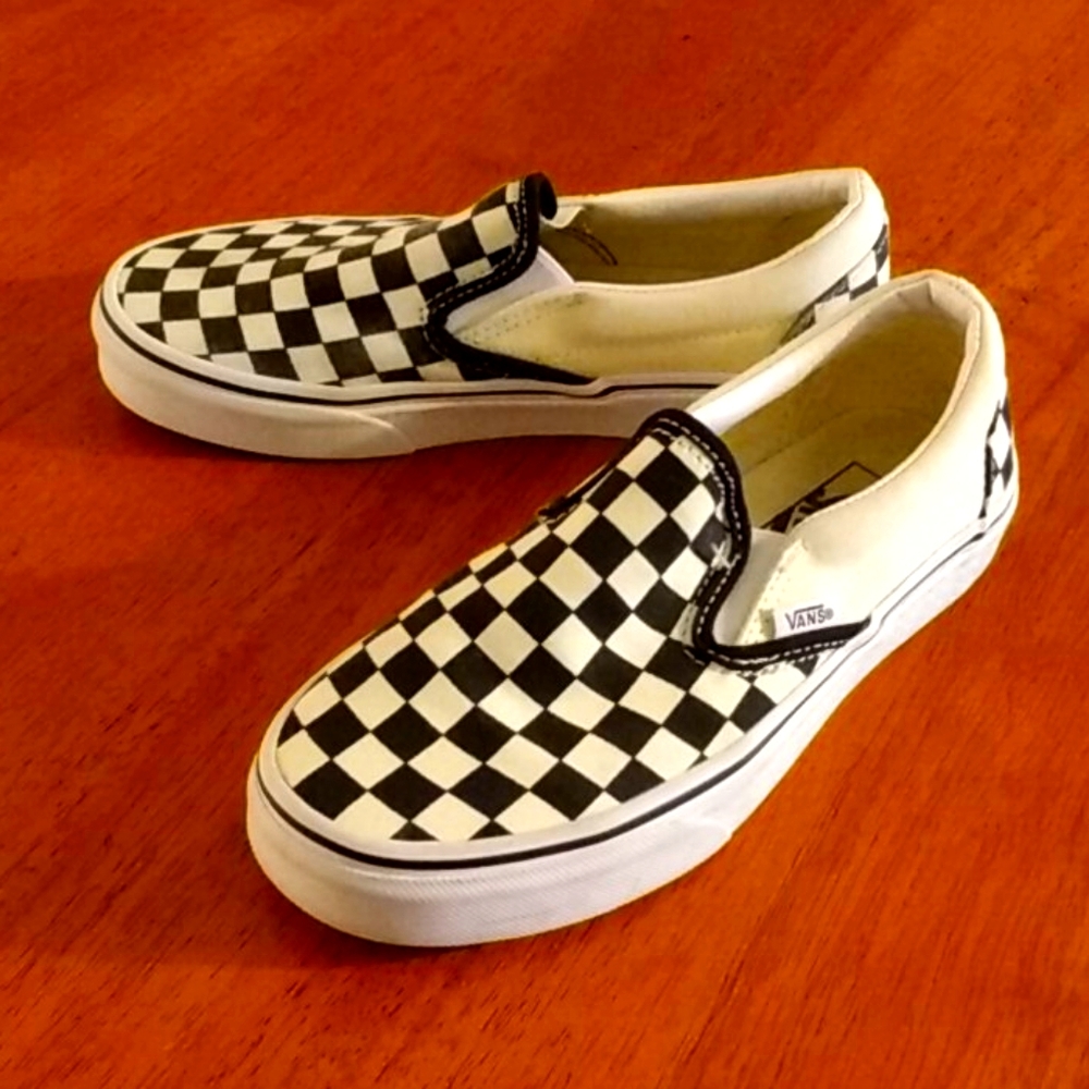 Classic Vans Black & White Checkerboard Sneaker - Picture 5 of 8